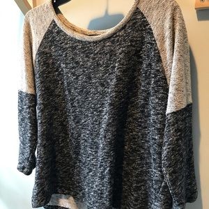 Mossimo gray knit top